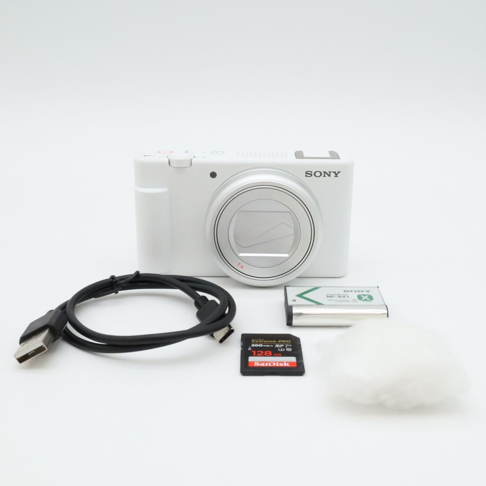 ■極上品■ SONYZV-1 M2 ホワイト VLOGCAM Vlog用カメラ ZV-1II ボディ