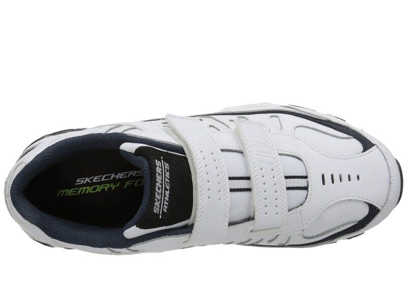 スケッチャーズ メンズ シューズ スニーカー SKECHERS Afterburn Memory Fit Final Cut WhiteNavy ホワイト スケッチャーズ メンズ シューズ スニーカー SKECHERS Afterburn Memory Fit Final Cut WhiteNavy ホワイト