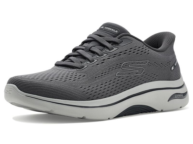 スケッチャーズ メンズ シューズ スニーカー SKECHERS Performance Go Walk ArchFit 20 Percy Hands Free SlipIn Charcoal チャコール
