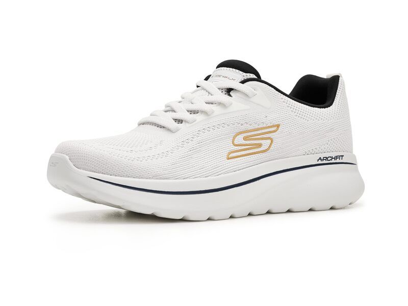 スケッチャーズ メンズ シューズ スニーカー SKECHERS Performance Go Walk Arch Fit NJoy WhiteNavy ホワイト