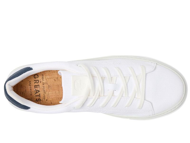 グレイツ メンズ シューズ スニーカー ニット GREATS Royale Knit 20 WhiteNavy ホワイト グレイツ メンズ シューズ スニーカー ニット GREATS Royale Knit 20 WhiteNavy ホワイト