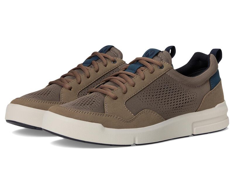 ノンブッシュ メンズ シューズ オックスフォード メッシュ レース Nunn Bush KORE City Rally Oxford Mesh Athletic Style Moccasin Toe UBalightweight LaceUp Tan タン