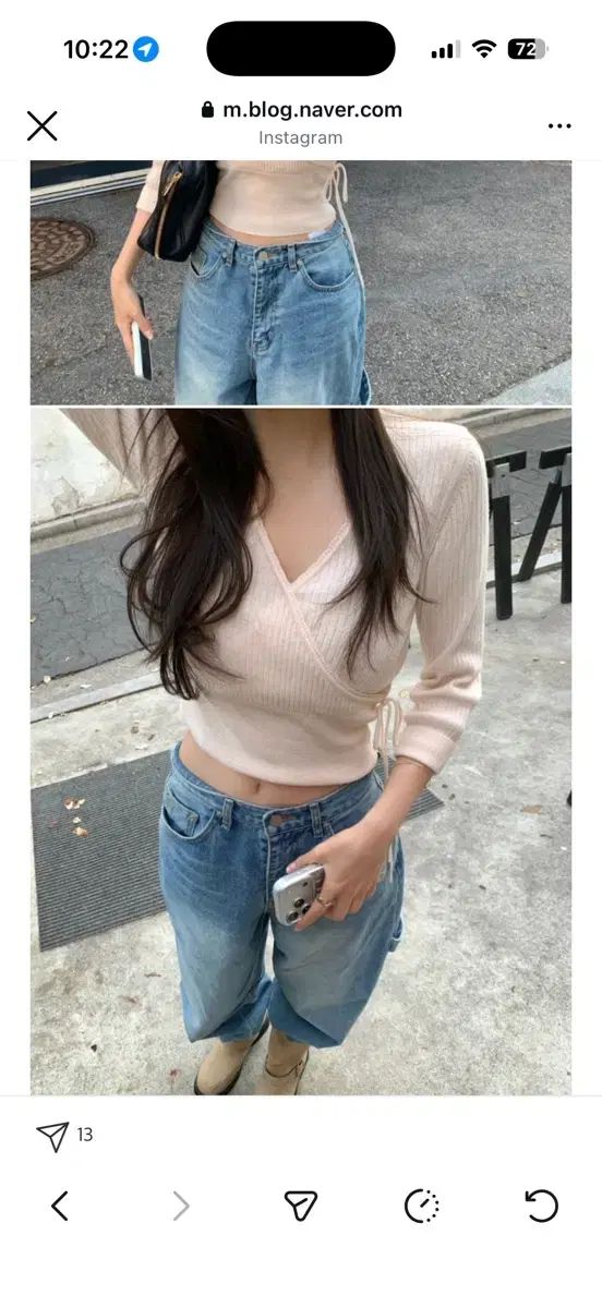 ベルニ フルーツメロウ ラップニット ピーチ verni fruity mellow wrap knit