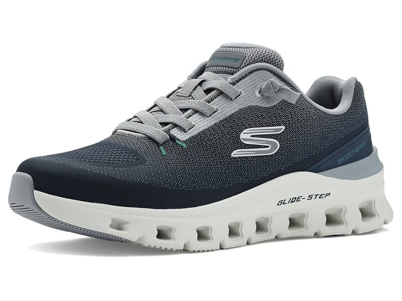 スケッチャーズ メンズ シューズ スニーカー SKECHERS GlideStepro Waverra NavyGray グレー