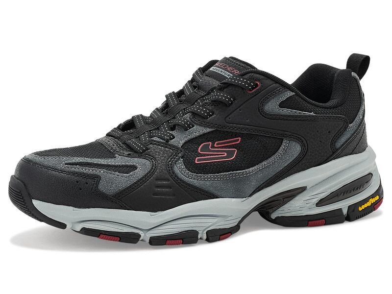 スケッチャーズ メンズ シューズ スニーカー SKECHERS Vigor 30 Taestro BlackRed ブラック