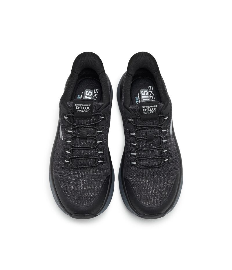 スケッチャーズ メンズ シューズ スニーカー SKECHERS DLux Walker 30 Drevven Hands Free SlipIn BlackCharcoal ブラック スケッチャーズ メンズ シューズ スニーカー SKECHERS DLux Walker 30 Drevven Hands Free SlipIn BlackCharcoal ブラック