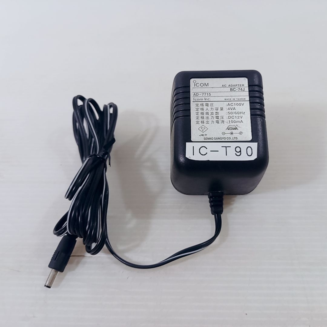 ICOM アイコム 純正 ACアダプター BC-74 充電器 電源アダプター 12V