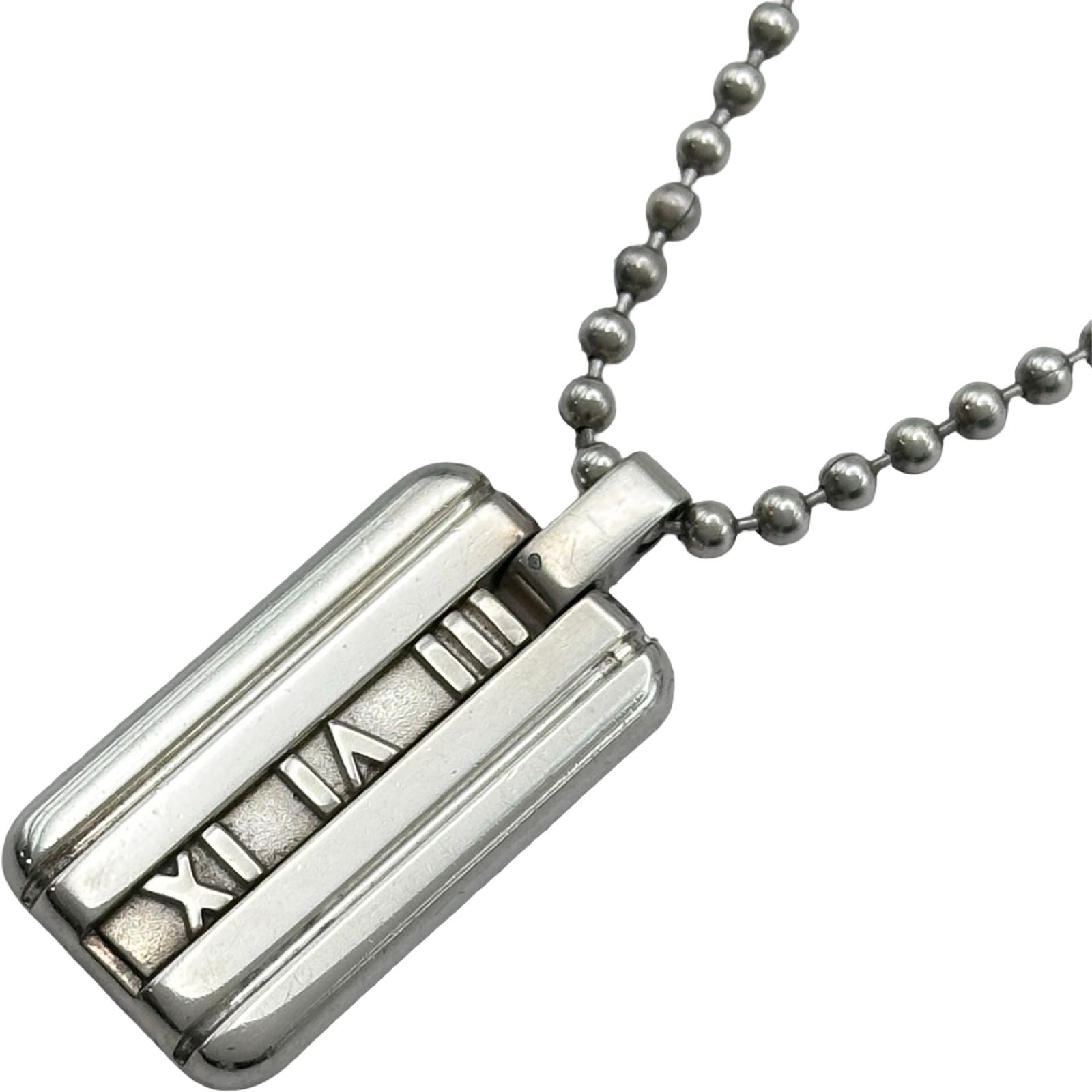 ティファニー TIFFANY＆CO アトラスプレートネックレス シルバー 925 ジュエリー