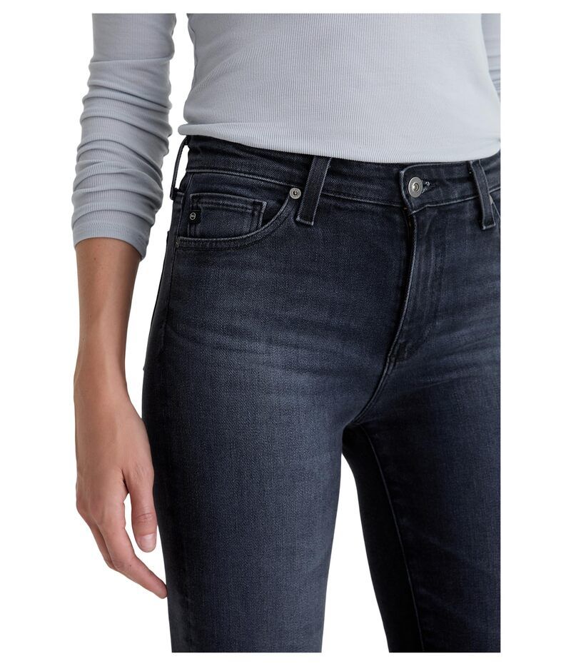 エージージーンズ レディース ボトムス デニムパンツ AG Jeans Mari Mid Rise Slim Straight Jean In Glitch Glitch