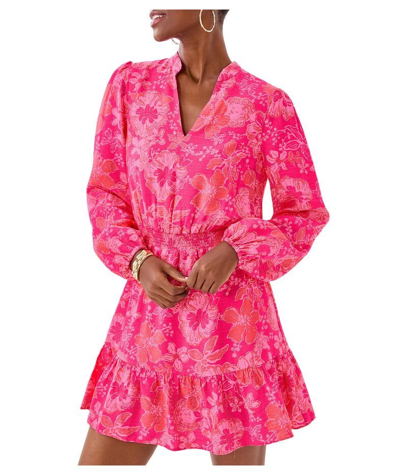 リリーピュリッツァー レディース トップス ワンピース Lilly Pulitzer Axton Dress Sun Shell Pink ピンク