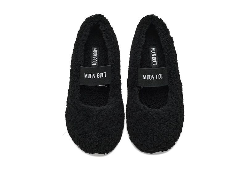 ムーンブーツ レディース シューズ サンダル MOON BOOT Shearling Ballerina Black ブラック