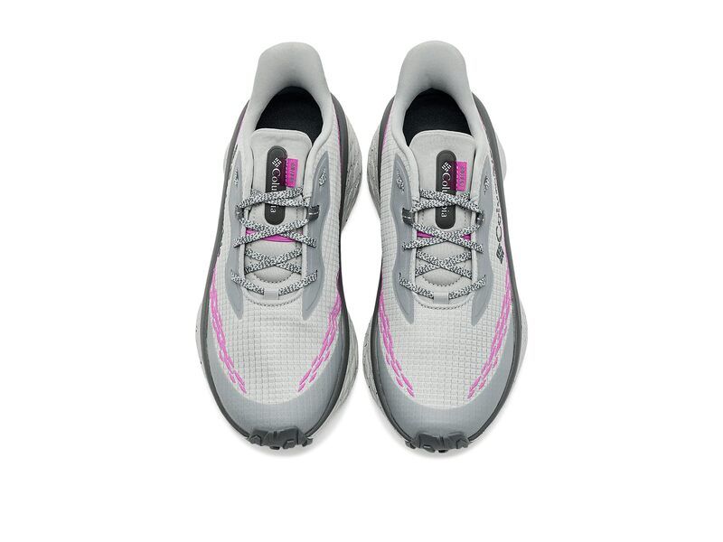 コロンビア レディース シューズ ブーツ・レインブーツ Columbia Konos Trillium ATR Grey IceFoxglo グレー