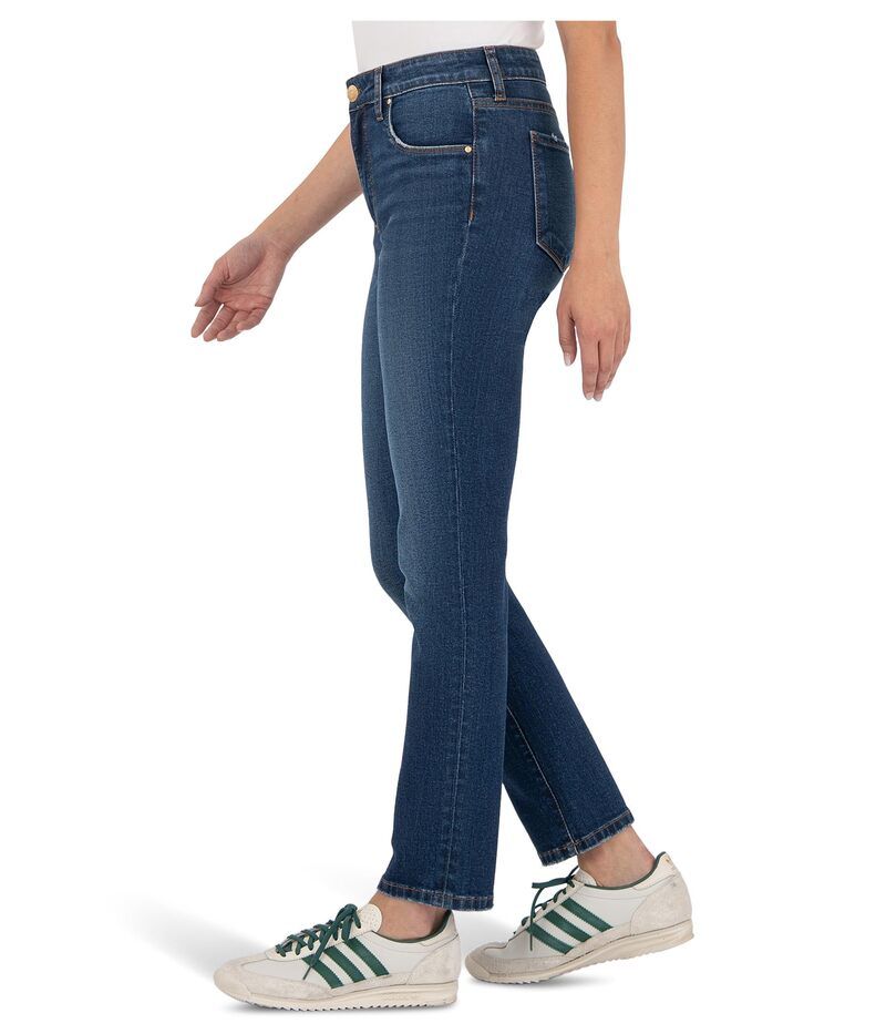 カットフロムザクロス レディース ボトムス デニムパンツ アンクル KUT from the Kloth Reese Highrise Fab Ab Ankle Straight Regular Hem In Attain Attain カットフロムザクロス レディース ボトムス デニムパンツ アンクル KUT from the Kloth Reese Highrise Fab Ab Ankle Straight Regular Hem In Attain Attain