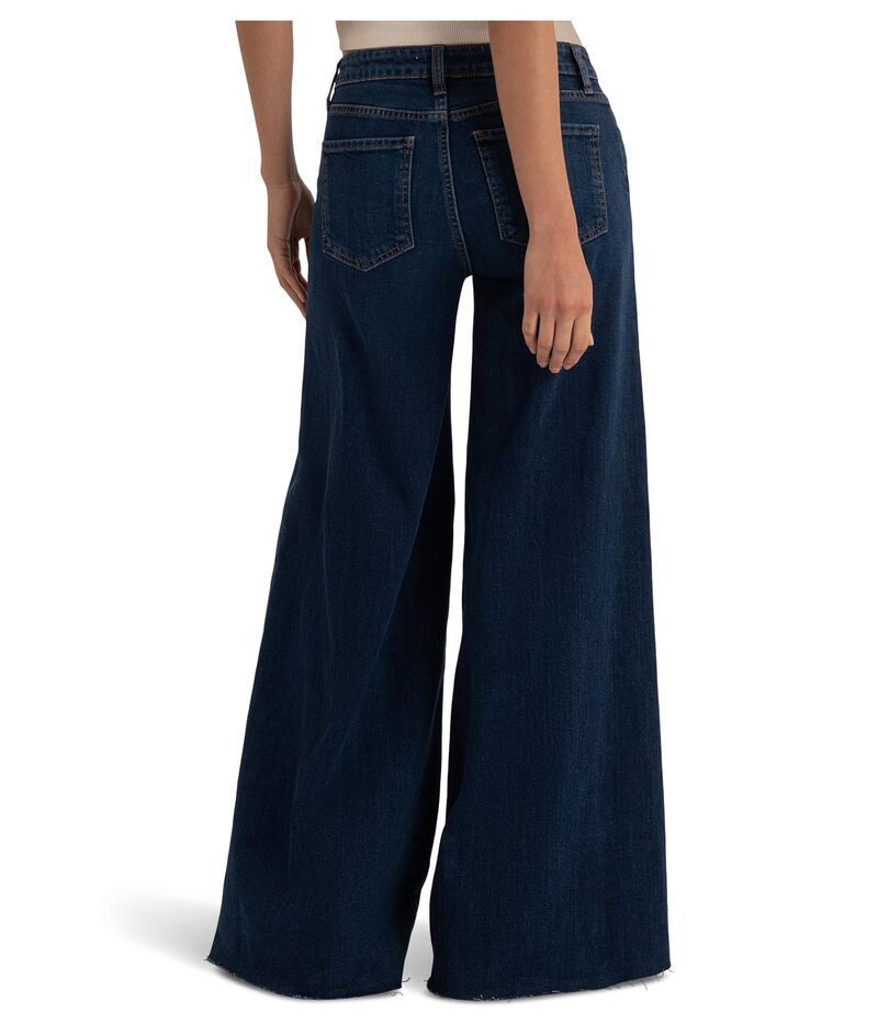 カットフロムザクロス レディース ボトムス デニムパンツ ワイドレッグ KUT from the Kloth Blake Highrise Fab Ab Super Wide Legraw Hem In Indisputable Indisputable カットフロムザクロス レディース ボトムス デニムパンツ ワイドレッグ KUT from the Kloth Blake Highrise Fab Ab Super Wide Legraw Hem In Indisputable Indisputable
