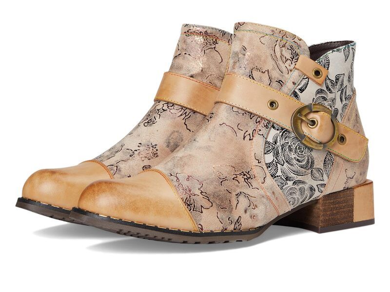 スプリングステップ レディース シューズ ブーツ・レインブーツ LArtiste by Spring Step Sipperbeige Multi ベージュ