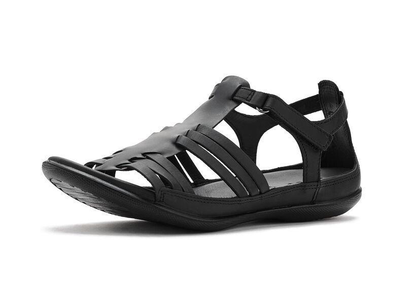 エコー レディース シューズ サンダル レザー ECCO Flashuarache Leather Black ブラック
