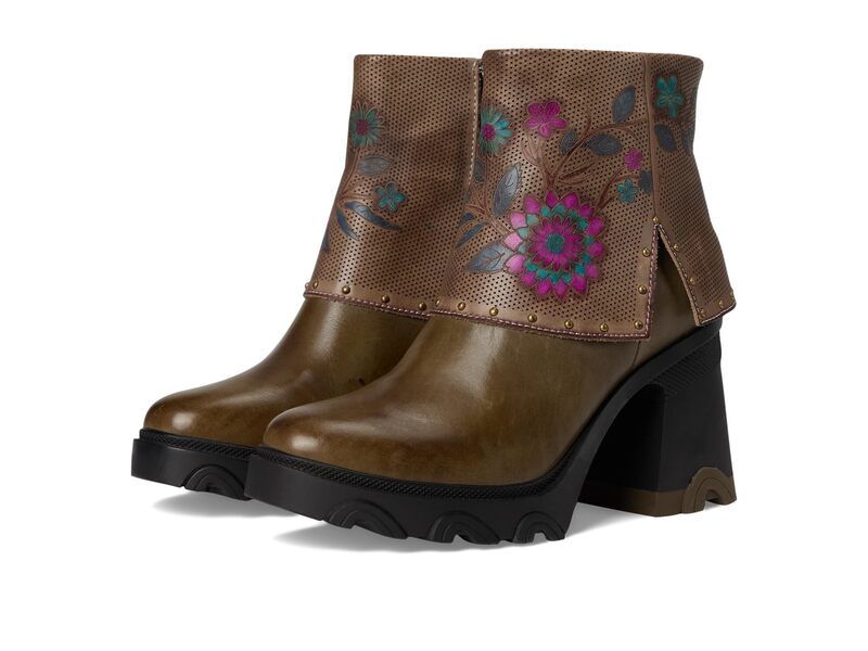 スプリングステップ レディース シューズ ブーツ・レインブーツ LArtiste by Spring Step Carizma Olive Multi オリーブ