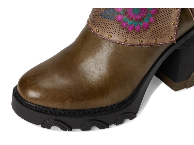 スプリングステップ レディース シューズ ブーツ・レインブーツ LArtiste by Spring Step Carizma Olive Multi オリーブ
