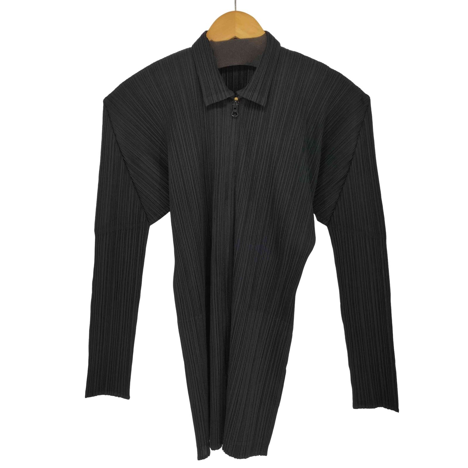 プリーツプリーズ　イッセイミヤケ　トップス　シャツ PLEATS PLEASE ISSEY MIYAKE プリーツジップシャツ