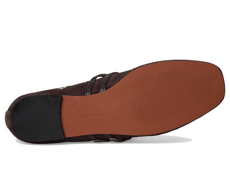 メイドウェル レディース シューズ サンダル Madewell Greta Double Strap Eyelet Dark Carob