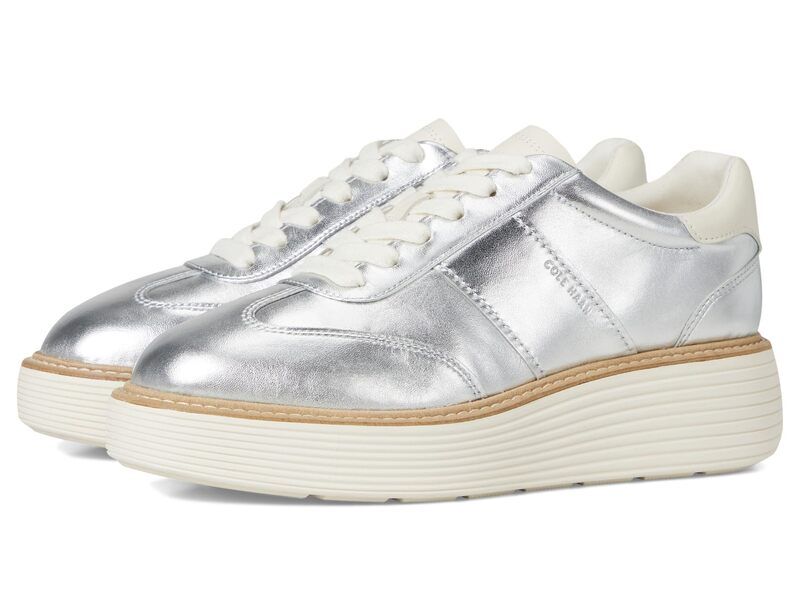コールハーン レディース シューズ スニーカー プラットフォーム Cole Haan Originalgrand Max Platform Sneakersilver Metallic シルバー
