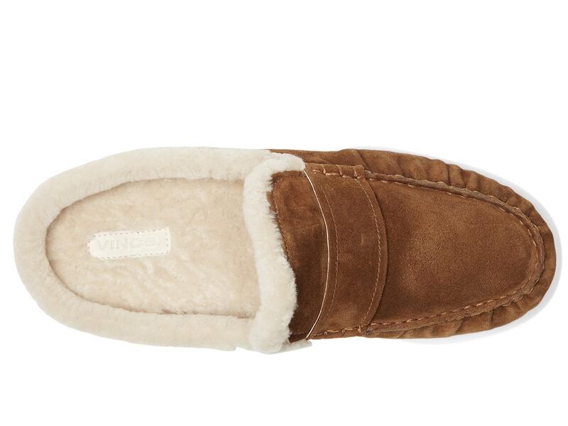 ヴィンス レディース シューズ サンダル Vince Berkley Shearling MuleClog Shoes Elmwood