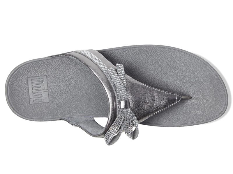 フィットフロップ レディース シューズ サンダル レザー FitFlop Lulu Glitzbow Leather Toepost Sandalsilvereen フィットフロップ レディース シューズ サンダル レザー FitFlop Lulu Glitzbow Leather Toepost Sandalsilvereen