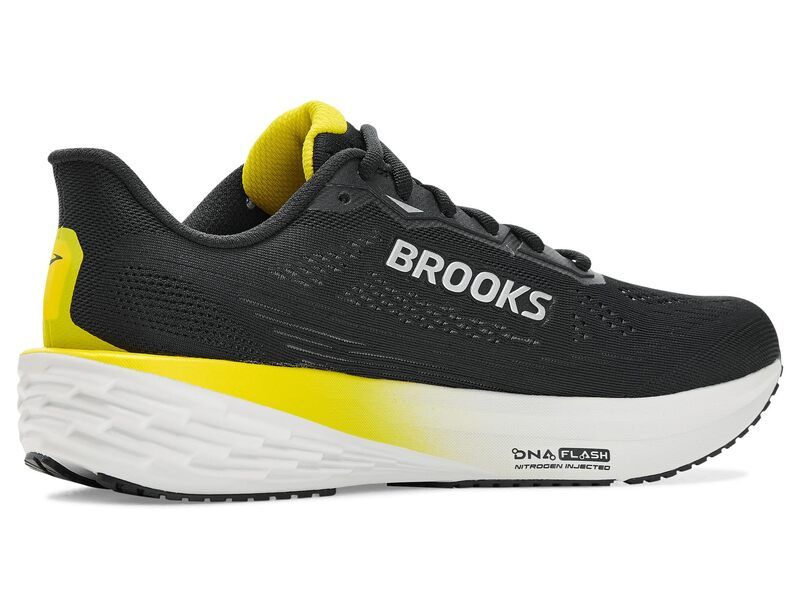 ブルックス メンズ シューズ スニーカー Brooks Launch 12 BlackCyber Yel ブラック