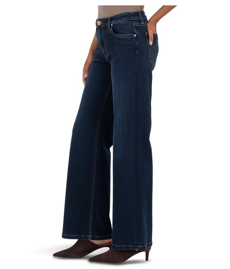 カットフロムザクロス レディース ボトムス デニムパンツ ワイドレッグ ジーンズ KUT from the Kloth Jeans Highrise Wide Leg Clean Hem In Attributable Attributable カットフロムザクロス レディース ボトムス デニムパンツ ワイドレッグ ジーンズ KUT from the Kloth Jeans Highrise Wide Leg Clean Hem In Attributable Attributable