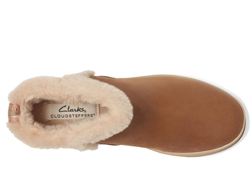 クラークス レディース シューズ ブーツ・レインブーツ Clarks Breeze Fur Dark Tan Combi タン クラークス レディース シューズ ブーツ・レインブーツ Clarks Breeze Fur Dark Tan Combi タン