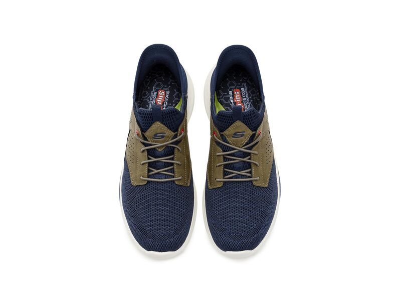 スケッチャーズ メンズ シューズ スニーカー SKECHERSlade Caster NavyTan ネイビー