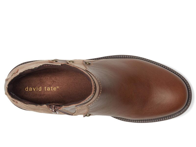 ダイビッドテイト レディース ボトムス デニムパンツ David Tate Spike Brown ブラウン