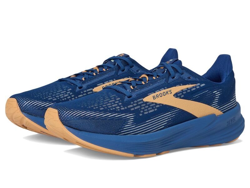 ブルックス メンズ シューズ スニーカー Brooks Revel 8 BlueHoneydewT ブルー