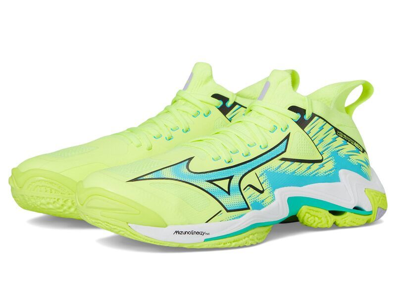 ミズノ メンズ シューズ スニーカー Mizuno Wave Lightning Neo 3 Neo LimeMisty ライム