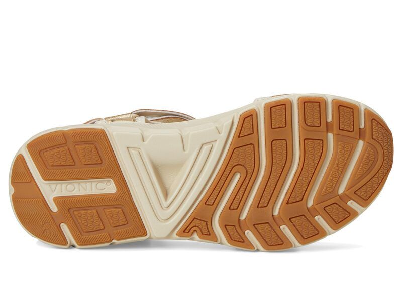 バイオニック レディース シューズ サンダル VIONIC Walk Max Wanderer Gold Leather ゴールド バイオニック レディース シューズ サンダル VIONIC Walk Max Wanderer Gold Leather ゴールド