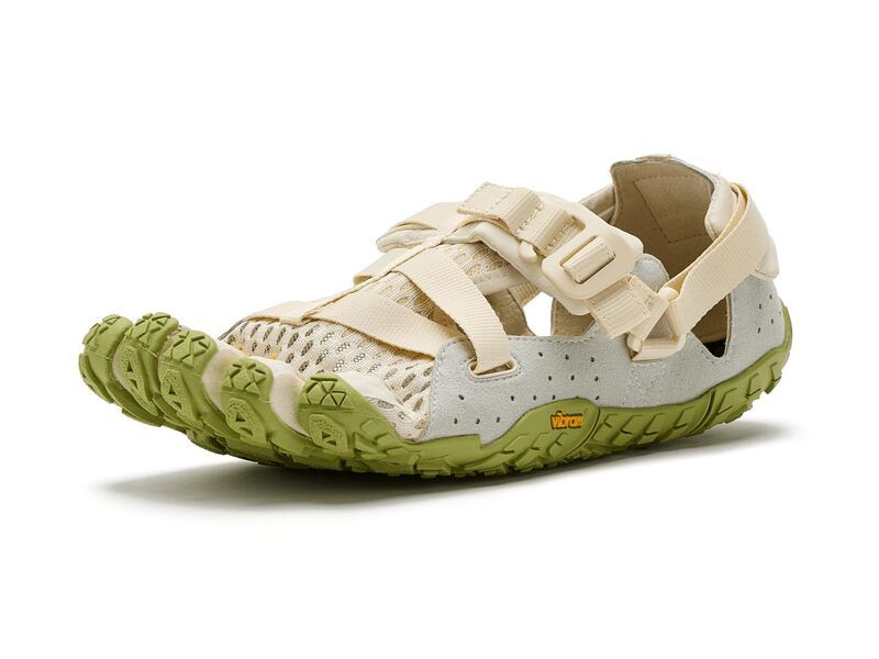 ビブラムファイブフィンガーズ レディース シューズ スニーカー Vibram FiveFingers Breezandal Ivory Green アイボリー