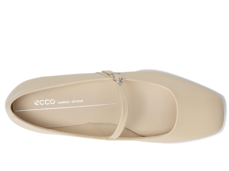 エコー レディース シューズ サンダル ECCO Margot Mary Jane Ballerina Ballet Flat Limestone Paten