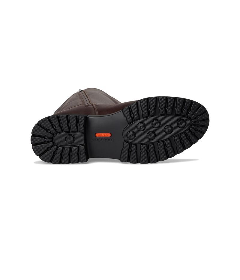 ロックポート レディース シューズ ブーツ・レインブーツ Rockport Ivette Dark Brown Leat ブラウン