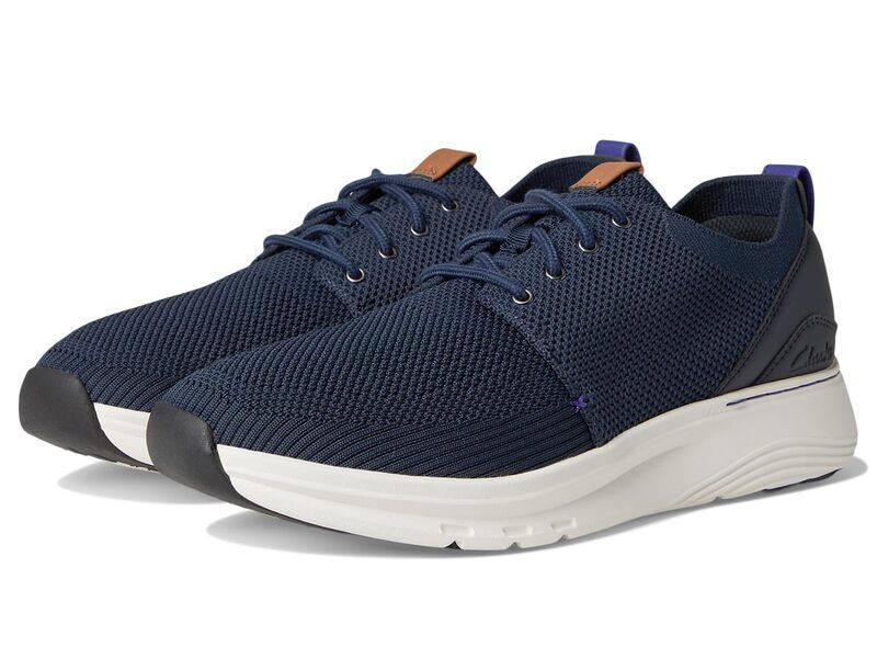 クラークス メンズ シューズ スニーカー Clarks Motion Trek MX Navy Textile ネイビー