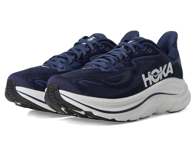 ホカオネオネ メンズ シューズ スニーカー Hoka Clifton 10 NavyWhite ホワイト