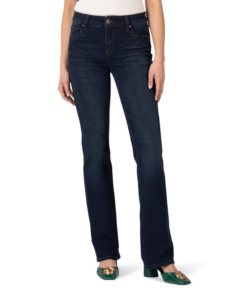 カットフロムザクロス レディース ボトムス デニムパンツ プチ KUT from the Kloth Petite Natalie Mid Rise Flare 5 Pockets Leading