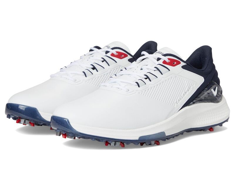 キャラウェイ メンズ シューズ スニーカー Callaway Coronado V4 WhiteBlueRed ホワイト