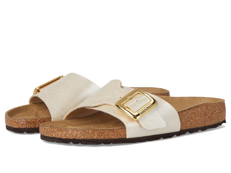 ビルケンシュトック レディース シューズ サンダル Birkenstock Catalina Luxe Buckle Graceful Pearl White ホワイト