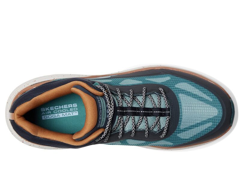 スケッチャーズ レディース シューズ ブーツ・レインブーツ SKECHERS Max Cushioning Suspension Terrace Waterproof NavyTeal ネイビー スケッチャーズ レディース シューズ ブーツ・レインブーツ SKECHERS Max Cushioning Suspension Terrace Waterproof NavyTeal ネイビー
