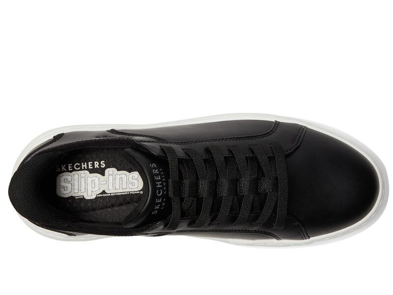 スケッチャーズ メンズ シューズ スニーカー SKECHERS Court Break Double Vented Hands Free SlipIns Black ブラック