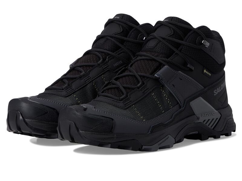 サロモン メンズ シューズ ブーツ・レインブーツ Salomon X Ultra 5 Mid GTXR BlackAsphaltC ブラック