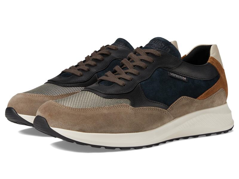 メフィスト メンズ シューズ スニーカー Mephisto Driss Warm Grey グレー