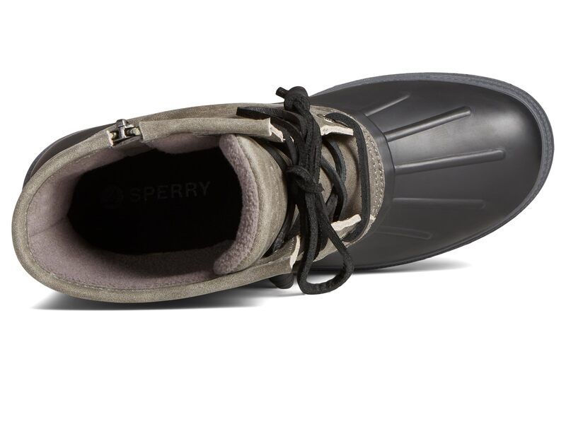 スペリー レディース シューズ ブーツ・レインブーツ レザー Sperry Saltwater 20 Leather Grey1