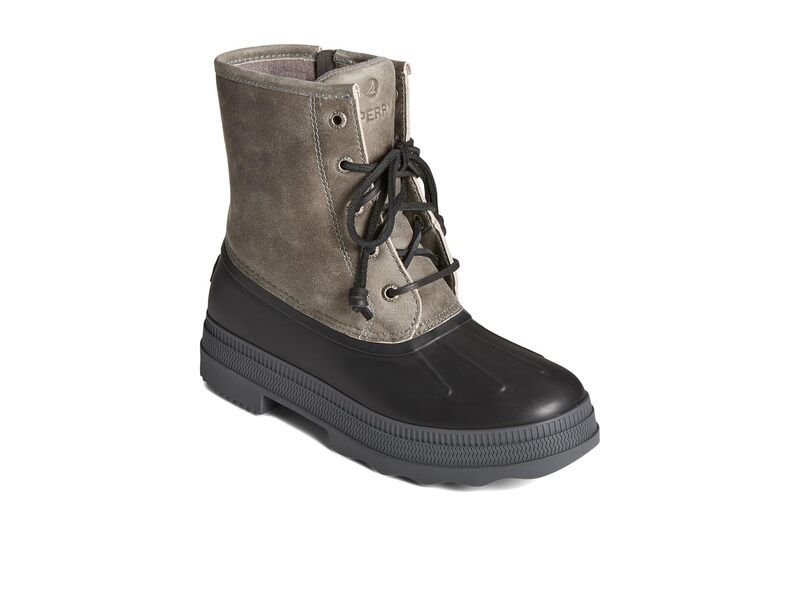 スペリー レディース シューズ ブーツ・レインブーツ レザー Sperry Saltwater 20 Leather Grey1