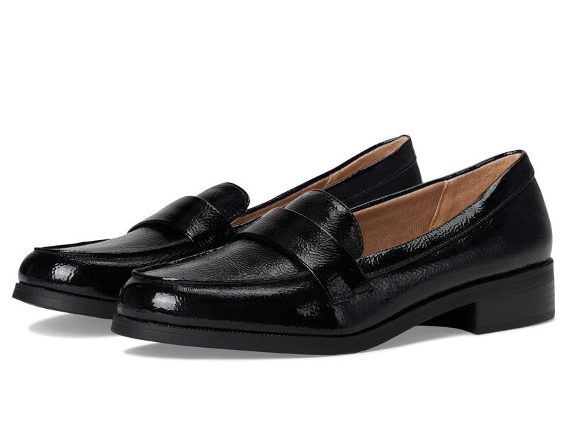ライフストライド レディース シューズ スリッポン・ローファー LifeStride Sonoma 2 SlipOn Loafers Black Patent ブラック
